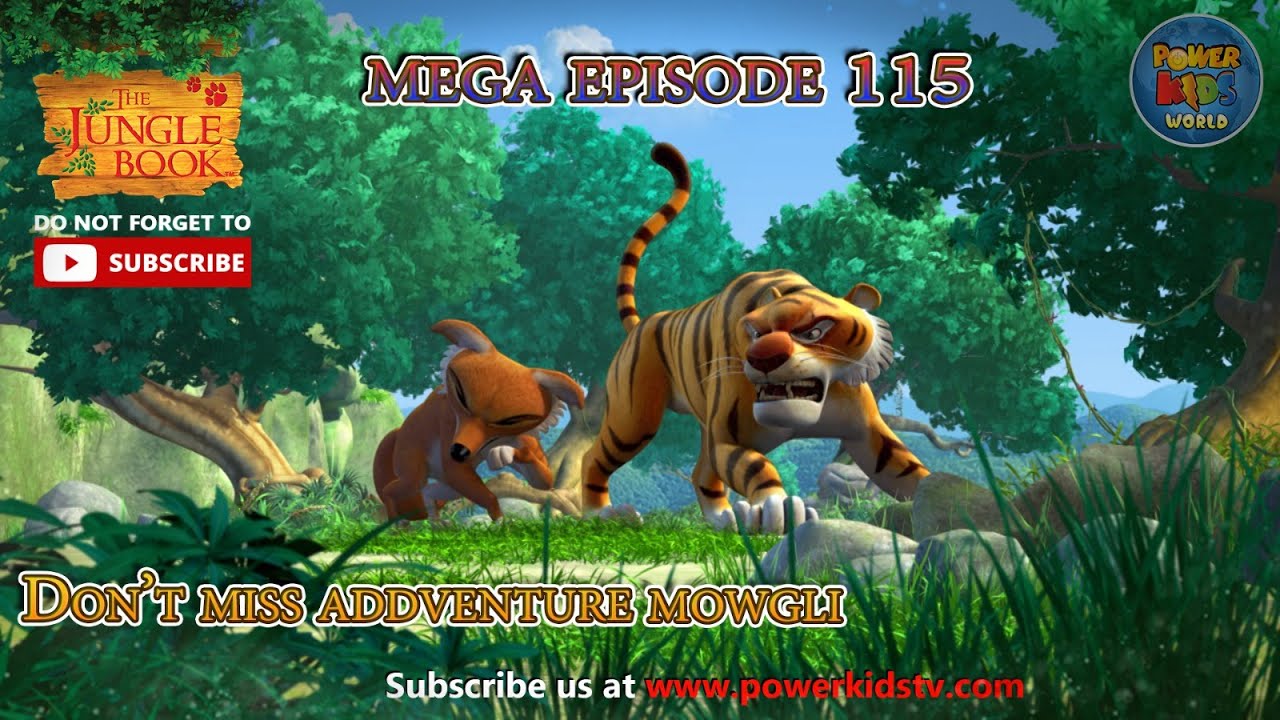 Jungle book Cartoon Mowgli MEGA EPISODE 115 Animation Series
