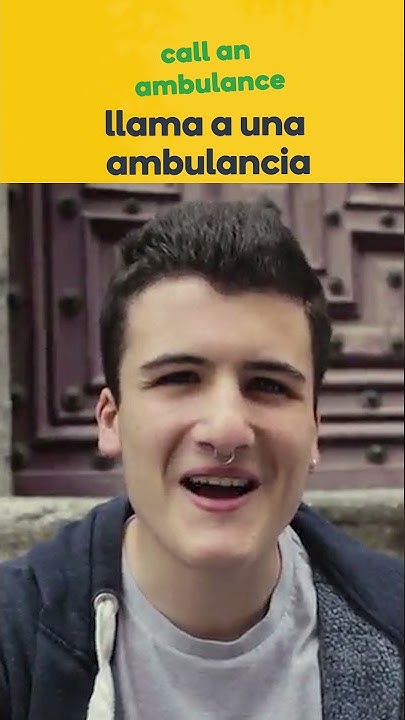 how-to-say-call-an-ambulance-in-spanish-with-memrise-youtube