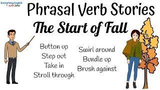 Vocabulary | The Start of Fall: Phrasal Verbs in English Conversation #phrasalverbs screenshot 2