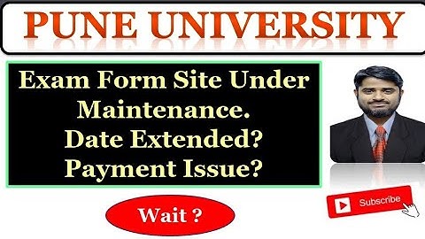#SPPU | Exam Form Updates | System Under Maintenance | Date Extended?