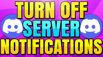 How To Turn Off Discord Server Notifications and Mentions