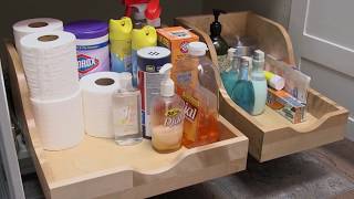 How to install Preassembled Cabinet Rollout Drawers screenshot 1