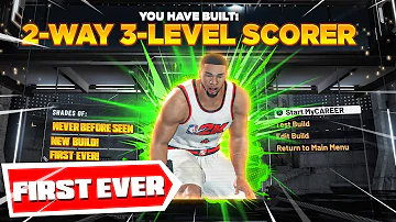 *FIRST EVER* 2-WAY 3-LEVEL SCORER BUILD ON NBA 2K21! BEST CENTER BUILD ON NBA 2K21!
