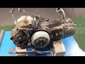 Old Motorcycle Engine full restoration