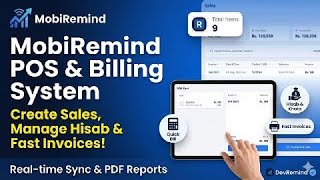 Instant Billing &amp; POS System for Mobile Shops | MobiRemind Sales Module