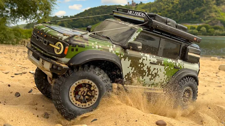 1600$ Custom Traxxas TRX-4 2021 Bronco Raptor H Tech go Beach 4x4 OffRoad Rc Adventure