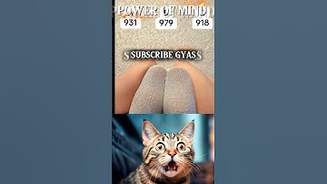 Guees the number in eye power 931/ 979/918 100%real Answer the comment #cat #shorts #animals #viral