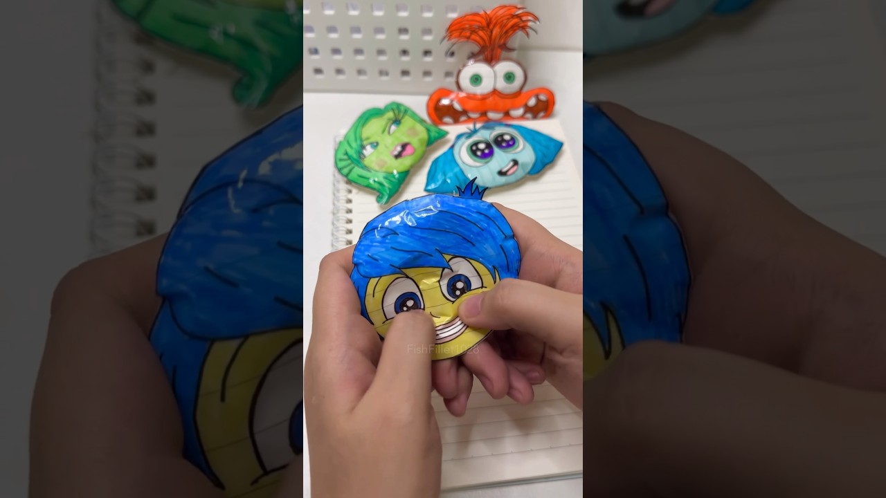 Joy Squishy | Inside Out #insideout #insideout2 #diy #paperdiy #squishy #squish #tutorial #howto