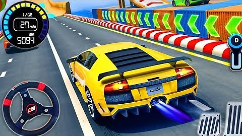 Mega Ramp Car Racing Stunt 3D || Impossible Tracks Races Simulator || Android gameplay