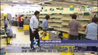 Alibaba Invests S312 5M In Singapore Post - 28May2014