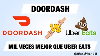 Doordash es mil veces mejor que Uber eats, (Ganando $30 dólares la hora con Doordash!!)