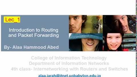 Lec_1_1 Introduction to Routing and Packet Forwarding