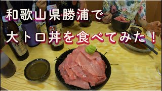 グルメ大トロ丼レポート！和歌山県勝浦で大トロ丼を食べてみた！