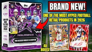 *THE MOST HYPED RETAIL PRODUCT!😱 2025 TOPPS RESURGENCE FOOTBALL MEGA BOX REVIEW!🏈