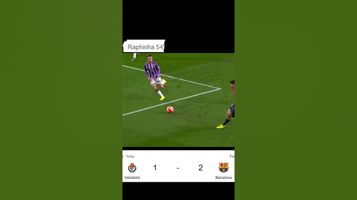 REAL VALLADOLID CF 1   2 FC BARCELONA  #football #goals  #highlights
