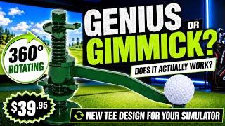 Genius or Gimmick? I Tested the 360° Golf Simulator Tee - Wow!