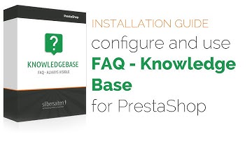 Prestashop FAQ Knowledgebase Module: how to use