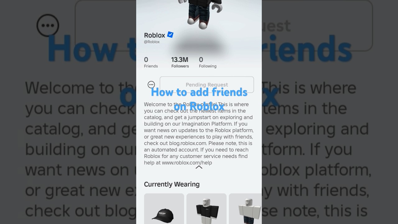 How To Add Friends On Roblox Guide YouTube 