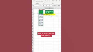 How to Use COUNTIF Function in Excel | Excel Formula Tutorial