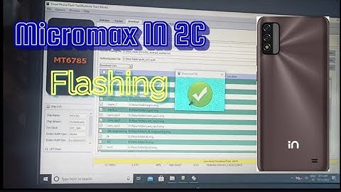 How To Flash Micromax IN 2C mobile flashing
