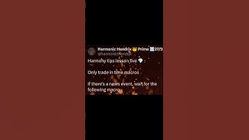 Only trade in time macrosIf there