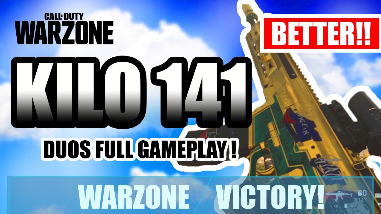 KILO BEST SETUP/ LOADOUT 😁 WARZONE VICTORY (lucky). FASTEST KILLING AR ...