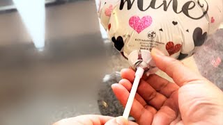 How To Put A Foil Balloon On A Stick/ Selling Gift Baskets