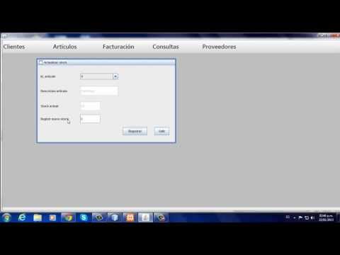 Proyecto facturacion e inventario en java y base de datos Mysql
