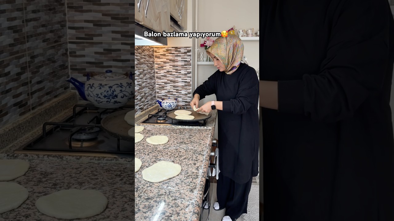 Balon bazlama yapıyor, buzluğa atıyorum #pratiktarifler #yemektarifleri #yemek #tarif