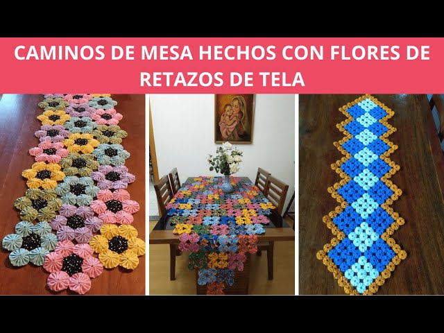 COMO HACER CAMINOS DE MESA MODERNOS Y RAPIDOS 🥰CENTROS DE MESA