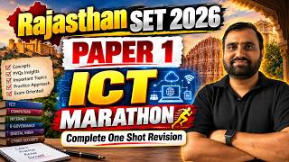 Rajasthan SET Paper 1 ICT Marathon | ICT One Shot Complete Revision screenshot 2
