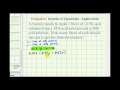 Mixing Solutions: Solving Acid Concentration Problems