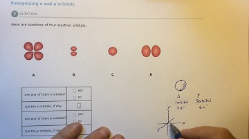 Aleks Recognizing s and p orbitals