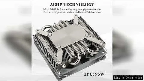 TEUCER 8 Heat Pipes CPU Cooler Low Profile ITX Gaming Radiator TDP 130W Computer Heat Sink For LGA17