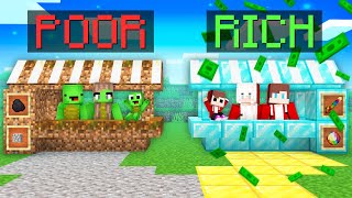 JJ RICH Store vs Mikey POOR Store in Minecraft ! - Maizen