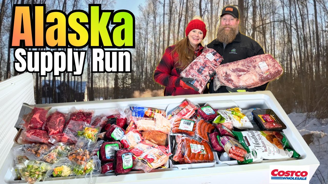 Закупка зимних припасов на Аляске: заполняем морозильную камеру на долгие годы #costco