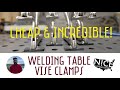 DIY CHEAP Welding Table Vise Clamps