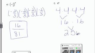 8th Grade 1-2: Powers and Exponents