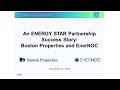 ENERGY STAR Success Story: Boston Properties and EnerNOC