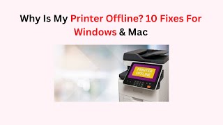 Why Is My Printer Offline? 10 Fixes For Windows & Mac