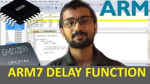 Delay function in ARM7(LPC  2148)Micro-controller with code explanation