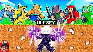 Xey GOJO vs 5 CAÇADORES no Minecraft