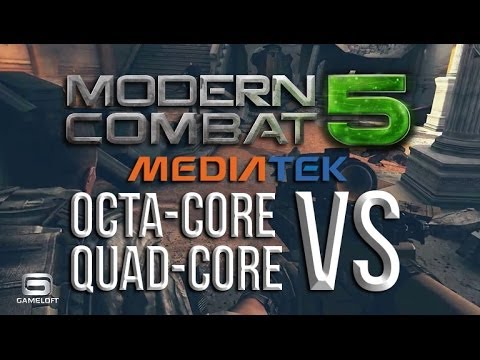 Gameloft Modern Combat 5 - True Octa Core vs  Quad Core Comparison