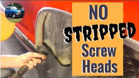 How to Remove Stuck, Rusty Automotive Trim Screws