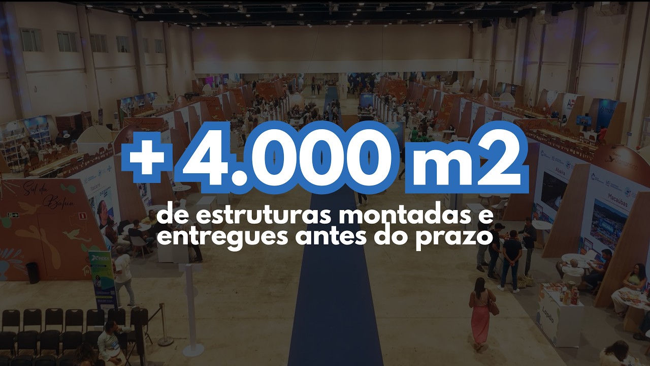 Cidades Empreendedoras | 4.000m² montados | Execução completa de stands | Stand1