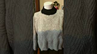 blusa crochet parece dos agujas