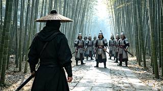 Mysterious black-clad man is an Iron-Staff War God, unleashing lightning speed to sweep all foes!