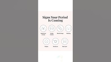 7 Surprising Signs Your Period is Coming Today 🩸