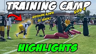 Reacting to Packers TRAINING CAMP Highlights Day 8!