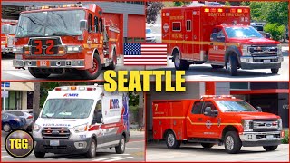 *Emergency Call During Station Visit!* [Seattle] Fire Engine 32, Medic 32 & Ambulance Responding! by TGG - Global Emergency Responses 8,625 views 3 months ago 8 minutes, 36 seconds